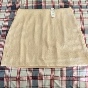 J. Crew Sequined Mini Skirt